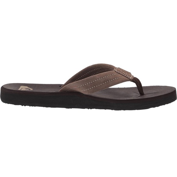 Quiksilver Men's Carver Suede Sandals Beach Flip Flops size 9 - Picture 3 of 7